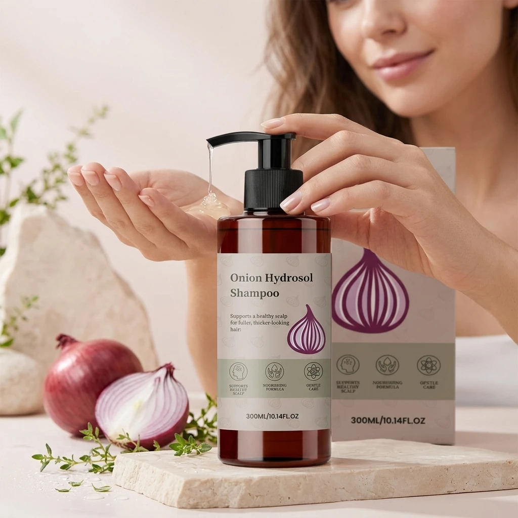 Rosemary Red Onion Shampoo Anti Loss Hair Promote Thicker Strengthen Hair Roots Follicle Deep Repair Nourish Hair Growth Shampoo