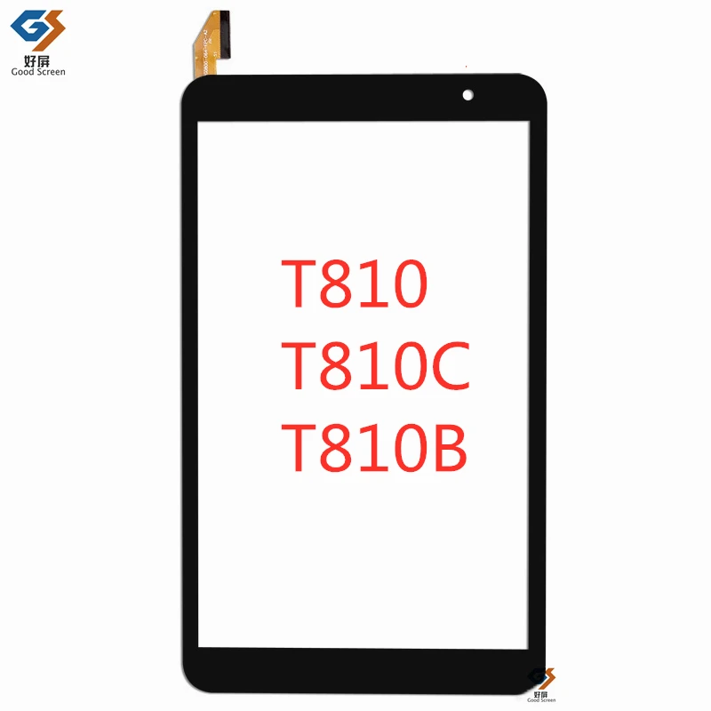 10Pcs/lot Black 8 inch For Positivo T810B T810C Tablet Capacitive Touch Screen Digitizer Sensor External Glass Panel T810C