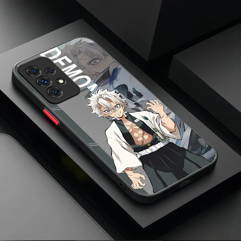 أنيمي شيطان القاتل الحالات الصعبة لسامسونج غالاكسي A17 A07 A54 A05s A05 A34 A24 A14 A73 A53 A33 A23 A13 A72 A52 A52s A32 A22 A12