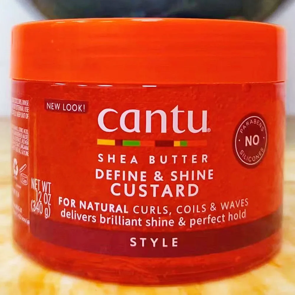 Original New Look Cantu Shea Butter Natural Hair Coconut Curling Cream 12OZ 340g Defines Moisturizes Help Stergthen Strands