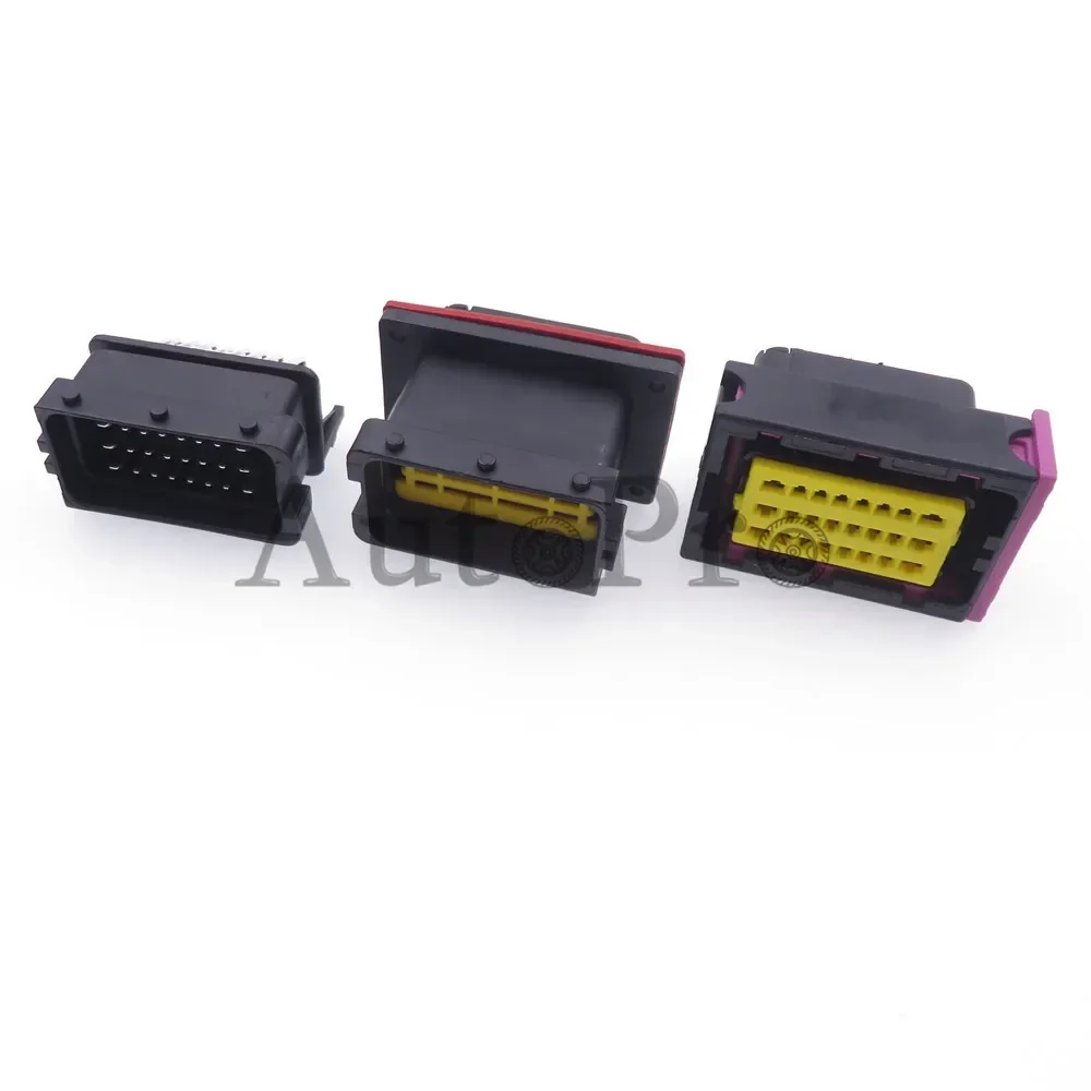 1 Set 24 Hole PCB Connector 211PC249S0005 HCCPHPE24BKA90F 211PL249S0023 Car AC Assembly Oil Gas Conversion Wire Harness Socket