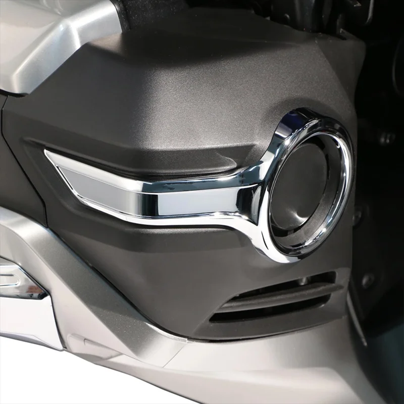 Motorcycle Accessories For Honda Goldwing Chrome Fog Light Trim Rings GL 1800 Gold Wing 1800 Tour 2018 2019 2020 2021 2022 2023