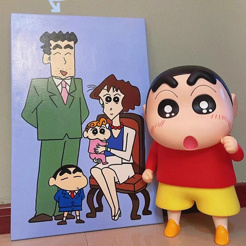 40cm Sin Chan Crayon 1:1 personaje de dibujos animados Extra grande modelo externo juguete muñeca Norishinouke accesorios regalo de cumpleaños