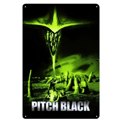Pitch Black Riddick Vin Movie Metallposter Blechschild 20x30cm