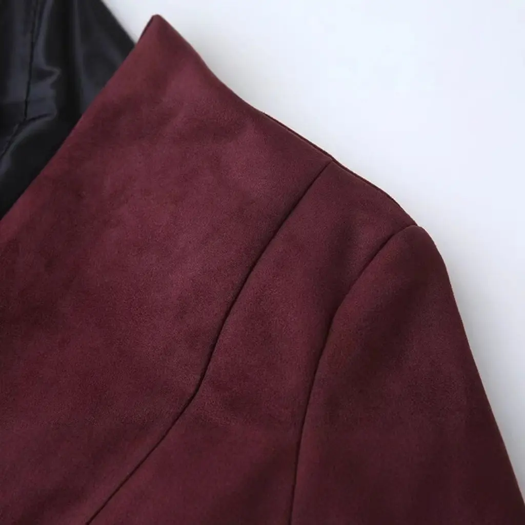 

European And American Fashion Slim Fit Jacket Stand Collar Long Sleeve All-match Women's Spring New M6B297