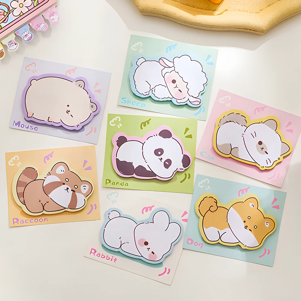 3Set Vintage Memo Pad Cute Kawaii Sticky Notes Post Notepad Wish List Shopping Index Tab Check Stationery Office School Bookmark