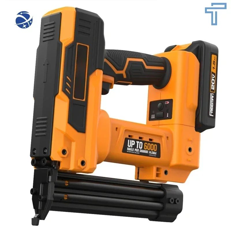 Original brand newFre·eman Portable Electrical Cordless 18Ga F32 425J Upholstery Nail Gun 2 In 1 Nailer and Stapler with 20v Lit