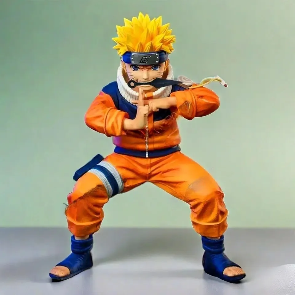 18cm Naruto Anime Figure Uzumaki Naruto Figurine Statue Model For Boy Room Ornament Toy Gift   Action Figures Anime Figure image 5