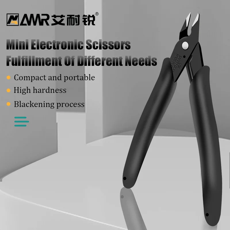 1/5/10pcs Wishful Clamp DIY Electronic Diagonal Pliers Side Cutting Nippers Wire Cutter 3D printer parts black/red/green/blue