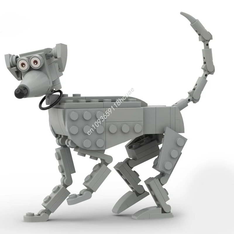 

92pcs MOC Light Bluish Greyhound Building Blocks STEAM Learning Hands-on ability up Logical thinking up Christmas toy Gift