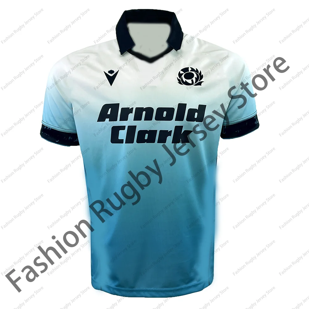 Scotland Rugby Jersey Clothes Player Men Kids Children Train Polo T Shirt Team Boys Tee Teenager Home Away Club Top Fans 2024/25