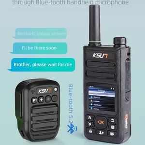 Ksut zl18 zello walkie talkie 4g cartão sim wifi rede celular rádio de longo alcance 100 milhas gps profissional poc walkie talkie 12 principais vendas radio portátil wifi - №8