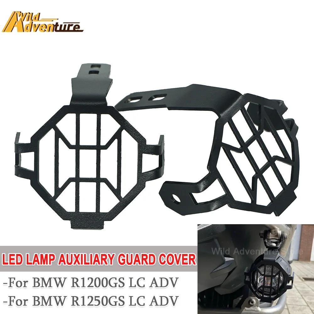 

R1200GS LED Lamp Auxiliary Light Guard Cover Protector Fog Light Protection For BMW R1250GS Adventure GS1200 LC ADV F800 F700 GS