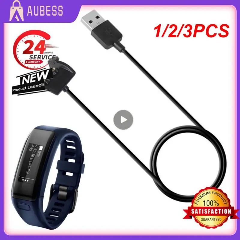 1/2/3PCS USB Fast Charging Cable Bracelet Charger Dock Base for Garmin Vivosmart HR HR+ Approach X40 Durable Smart Watch