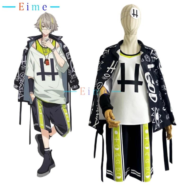 Disfraz de Shiramitsu Ryui, juego 18TRIP, traje de Cosplay, conjunto completo, uniformes para carnaval, fiesta, juego de rol, tela hecha a medida