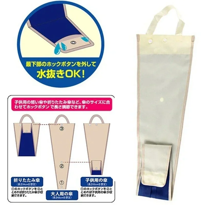 حقيبة تخزين مظلة السيارة، مادة PVC مقاومة للماء، معلقة على المقعد الخلفي، تنظيم المظلات بدقة، تحافظ على أجزاء السيارة الداخلية مرتبةًا #3