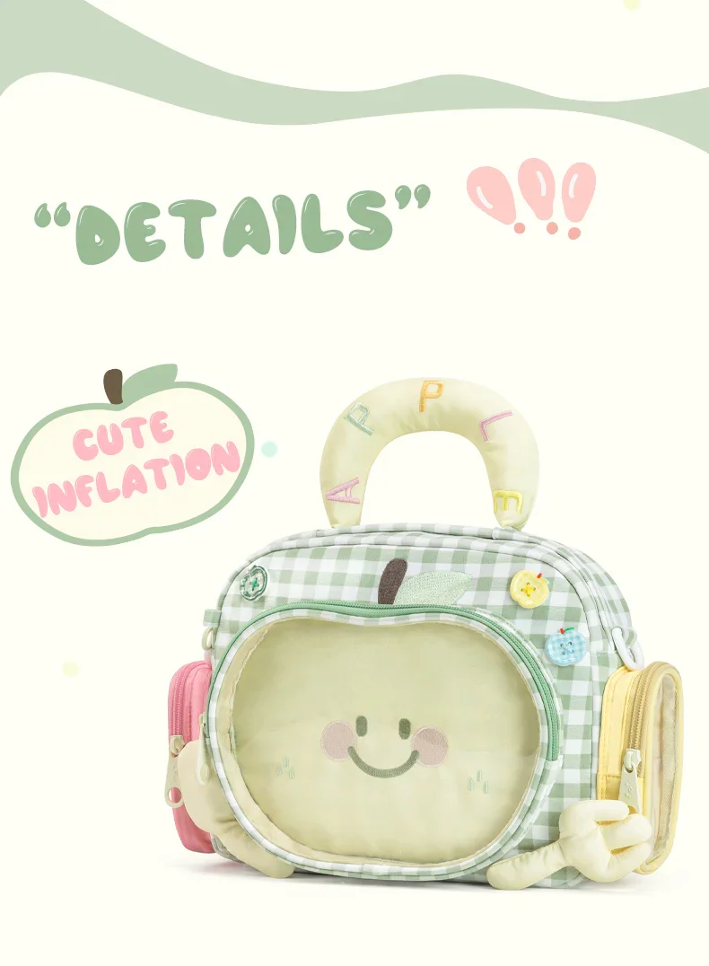 Apple-Shaped Clear Display Backpack — product information 13