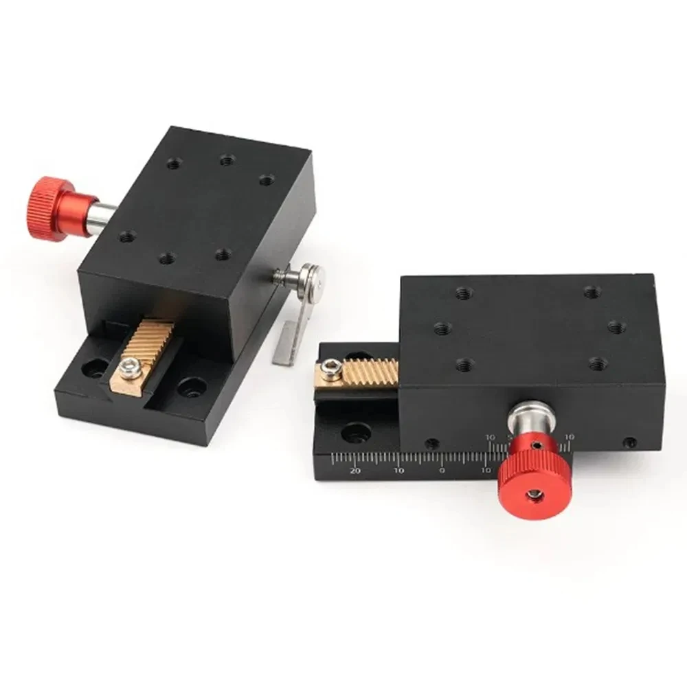 

X Axis or Z Axis 25*25mm Long-range Dovetail Trimming Slide Table Manual Displacement Platform stage LWX/LWZ25 L=50/70/100/200mm
