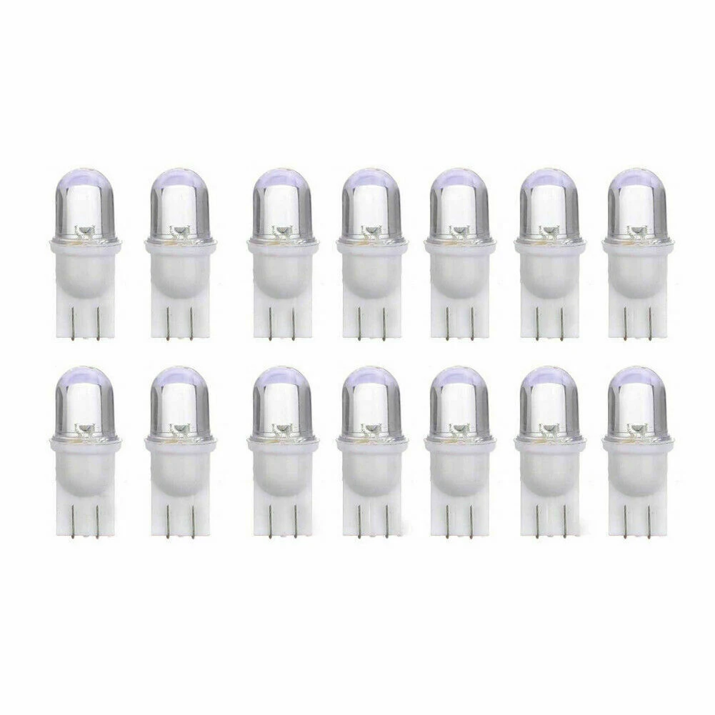 Светодиодные лампочки 501 Автомобильный DC 12 В Сменный боковой фонарь Супер яркий T10 клиновой светодиод 10 шт. Номерная табличка Высокое качество