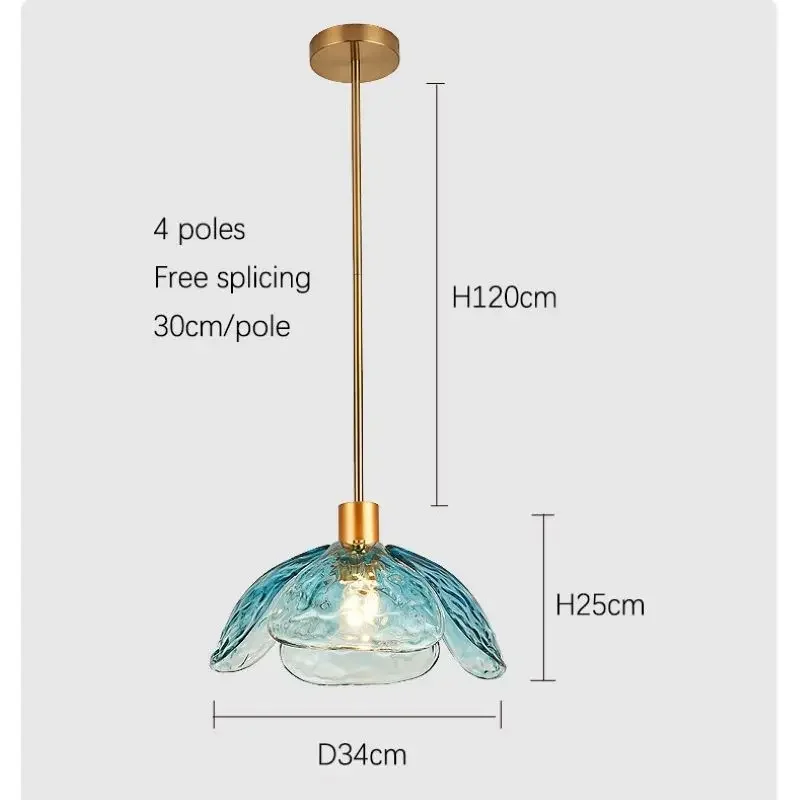 SANDYHA الحديثة الأنيقة أربع أوراق البرسيم قلادة LED مصباح تركيبة إضاءة فريدة من نوعها لغرفة الطعام غرفة نوم دراسة المنزل الأنيق