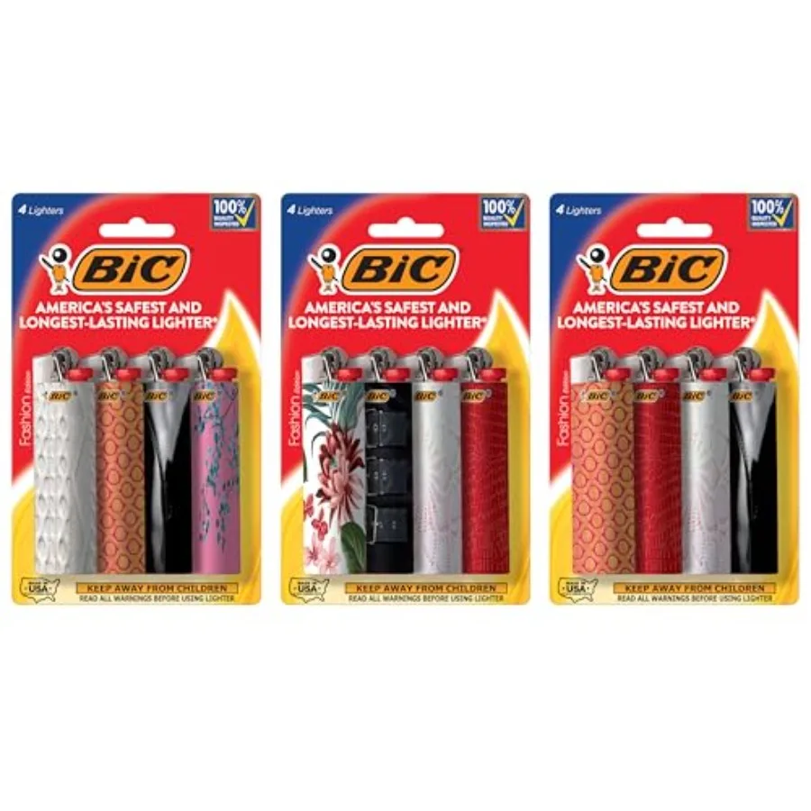 

Зажигалки Maxi Special Edition, длительное горение, для дома, модные дизайны, упаковка 12 штук, дизайн может отличаться.