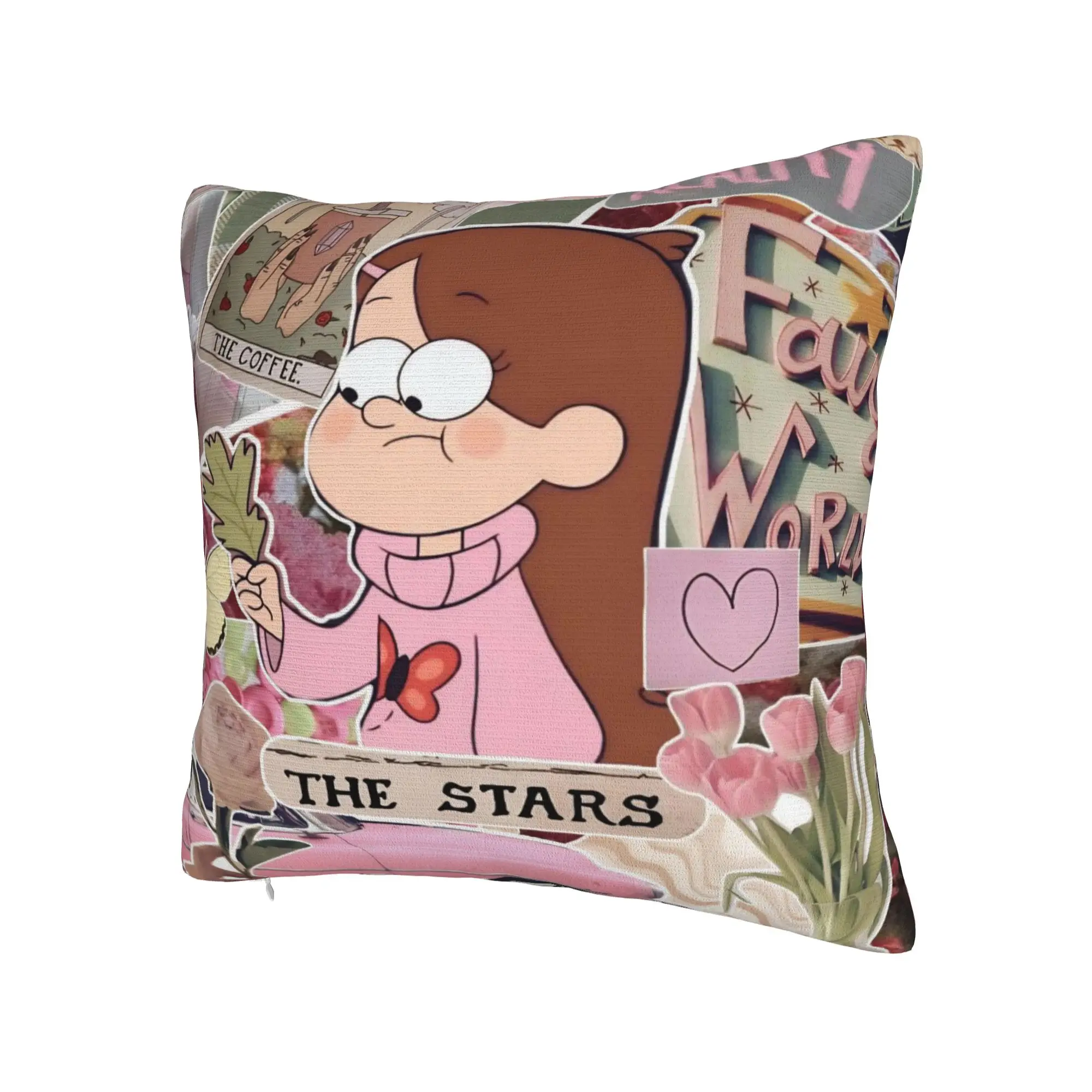 Decorative Pillow Covers G-Gravity Falls Accessories Car  Pillow Case Cover Zippered Multi-Size