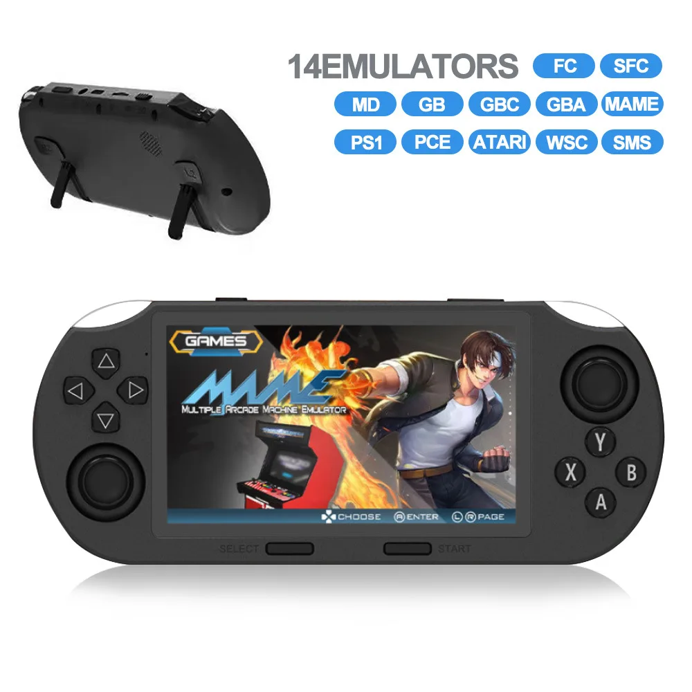 Nostalgic game console GBA arcade handheld game console supports wireless doubles controller