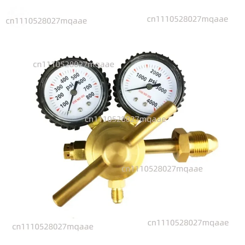 M44 Brass High Pressure Nitrogen And Oxygen Regulator Shock-Resistant G5/8 Or CGA580 Connector Regulator with Pressure Gauge