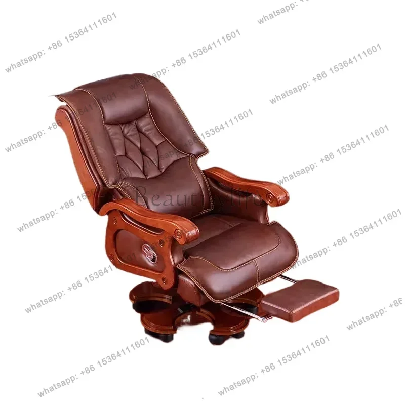 

Adjustable Brown Office Chair Modern Luxury Swivel Comfortable Ergonomic Office Chairs Oversized Silla De Escritorio Furniture