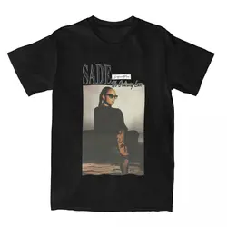 S-Sade Adu Singer T Shirts Men Cotton Cool T-Shirt Crew Neck Tees Short Sleeve Tops Big Size