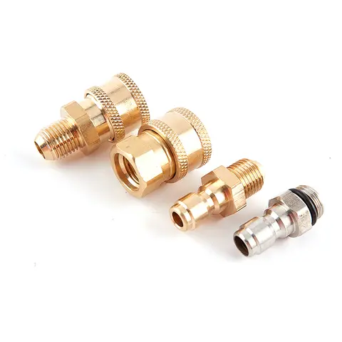 तांबे का 1/4 उच्च दाब वॉशर त्वरित युग्मन जल गन हाइड्रोलिक युग्मक 1 टुकड़ा 6 best sales जल युग्मन - №2