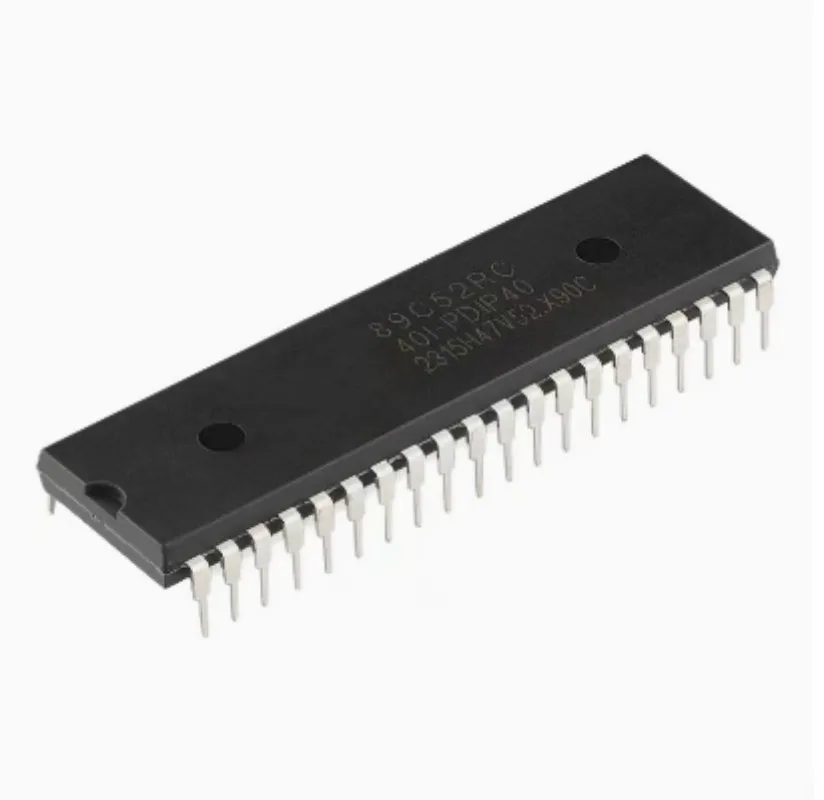 50PCS  STC89C52RC-40I-PLCC44   New Original