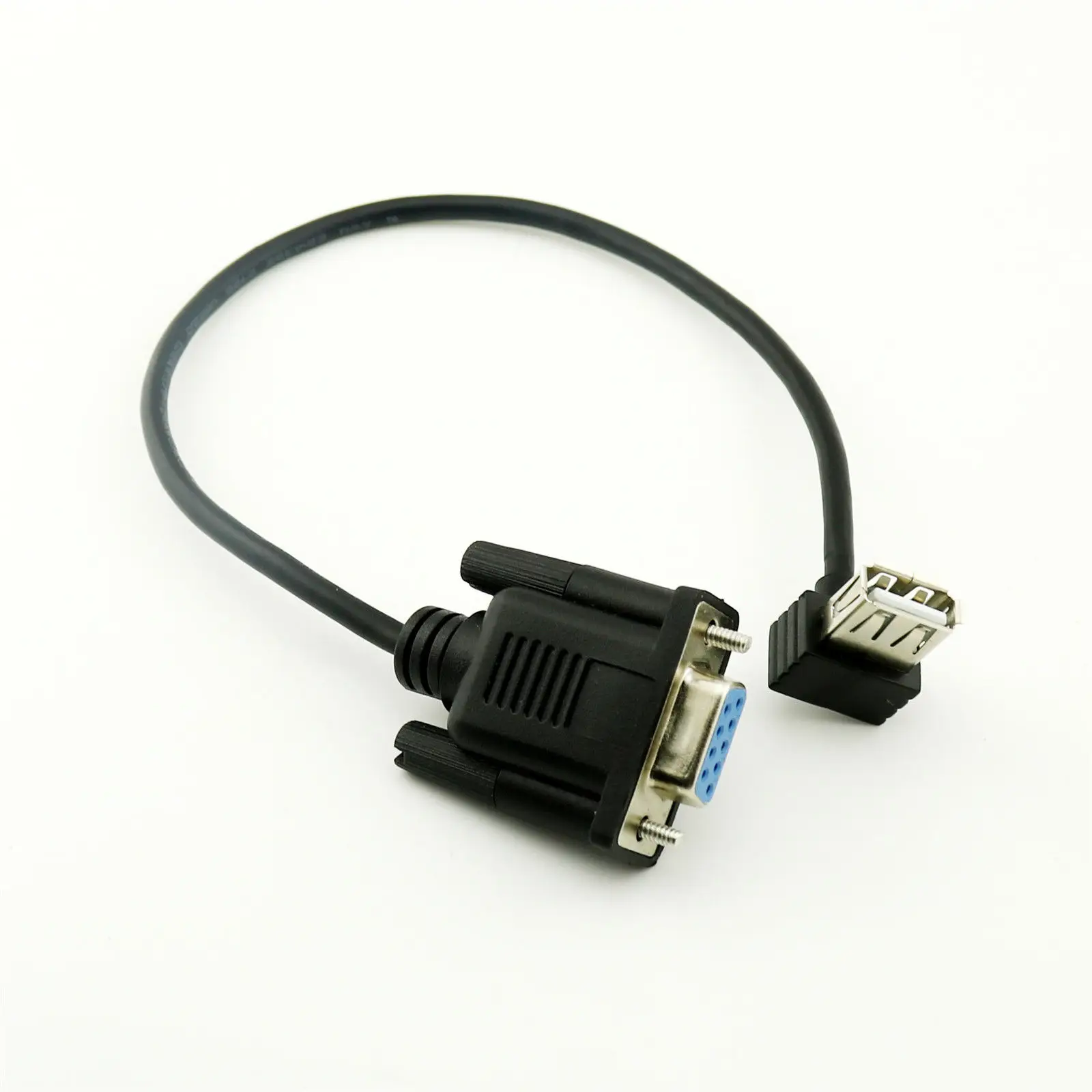 Laptop Serial Desktop Cable Black Female to USB RS232 DB9 Female Converter 8\