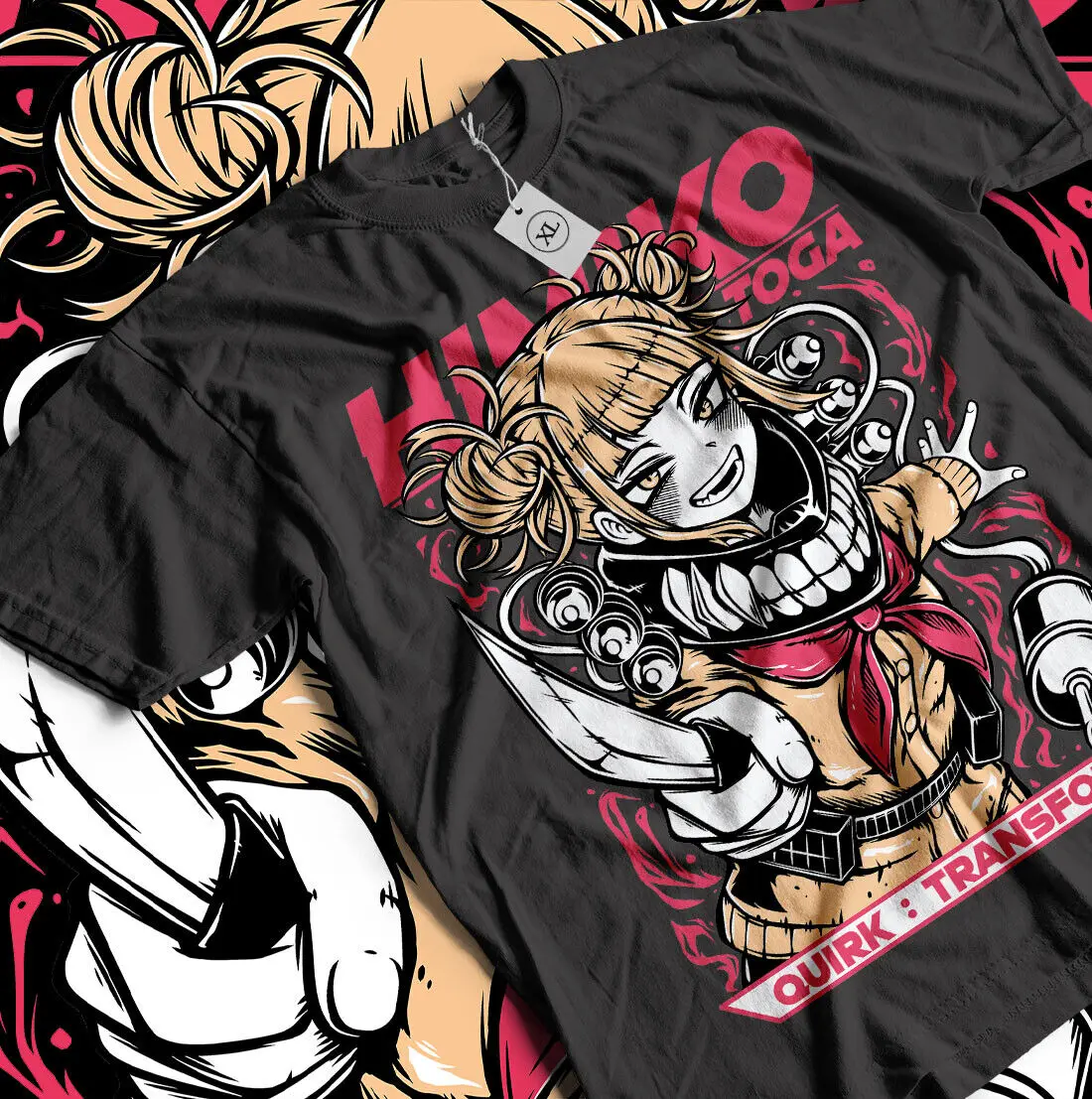 Himiko Toga T-Shirt HERO  Izuku Midoriya Girl Kawaii Shirt All Size