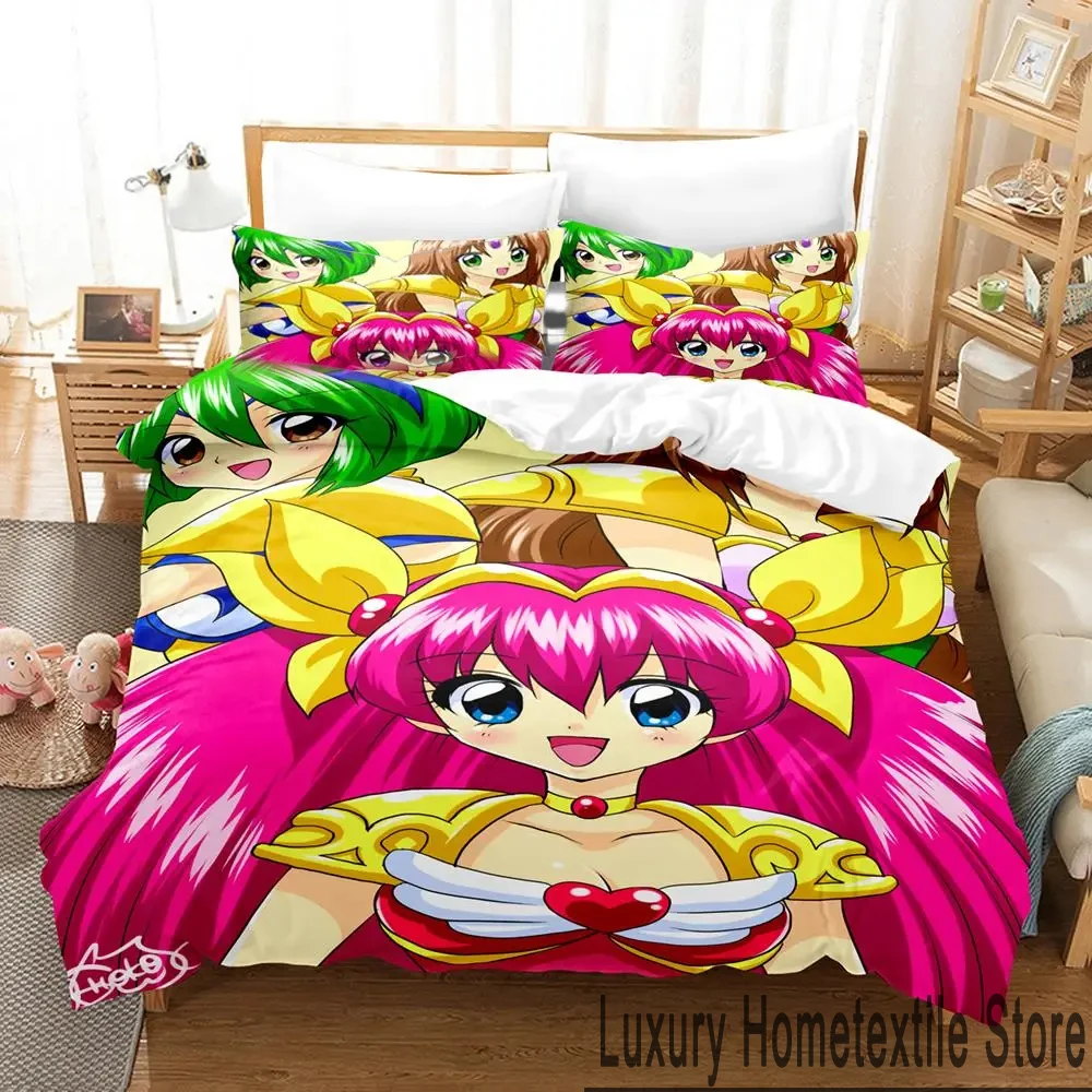 

3D Print Anime Wedding Peach Bedding Set Duvet Cover Bed Set Quilt Cover Pillowcase Comforter king Queen Size Boys Adult Bedding