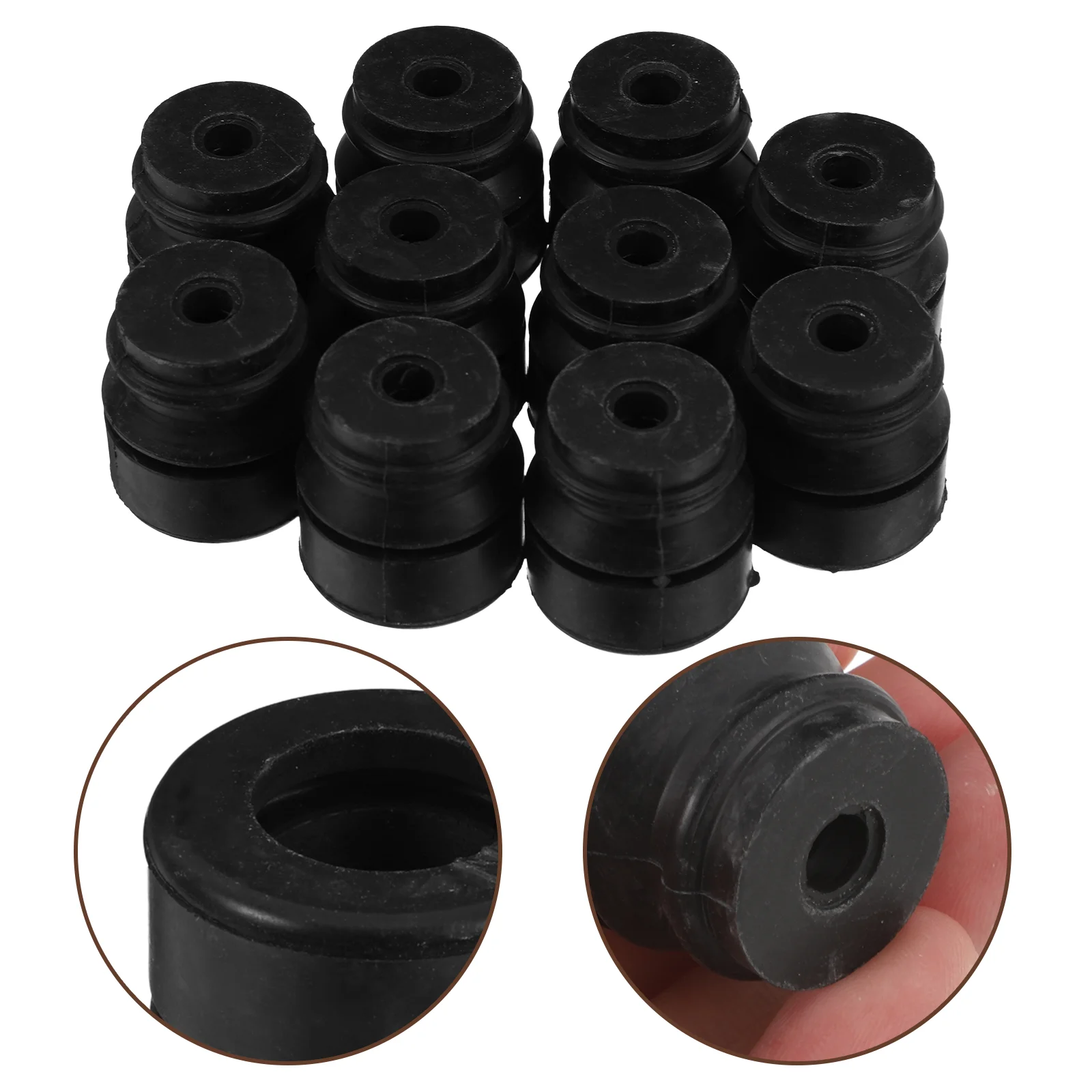 

Logging Saw Accessories Shock-absorbing Feet Spare Black Anti-vibration Damping for Chainsaw