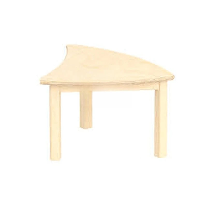 Mesa triangular curvada