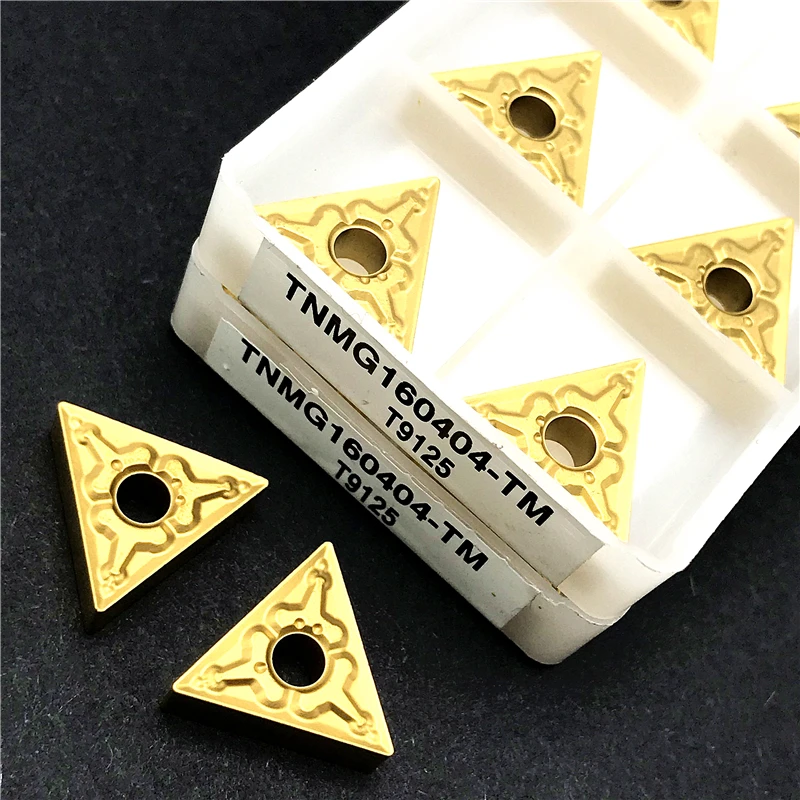TNMG160404 TNMG160408 TM T9125 Carbide Inserts Tungaloy External Turning Tool CNC Turning Insert Cutting Tool Steel Processing