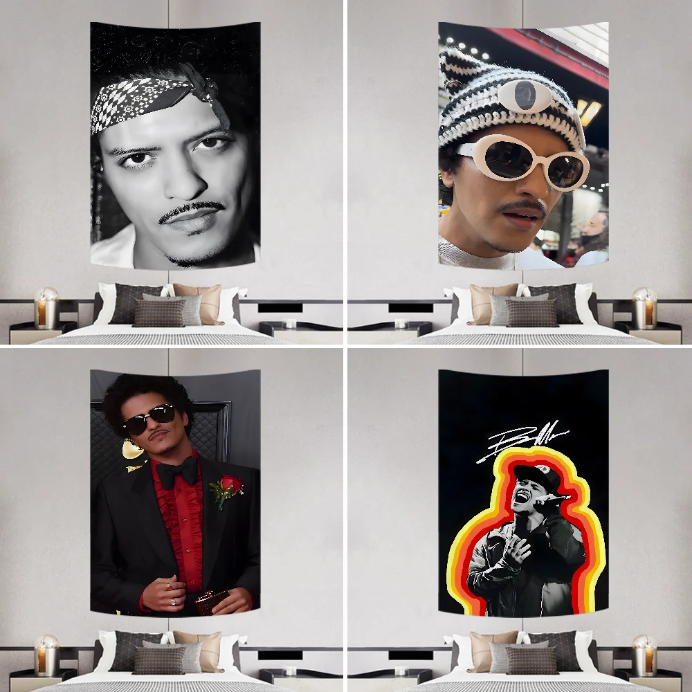 B-Bruno-Tapisserie M-Grain S-Singer, Fond de ix, Décor de Chambre, Esthétique