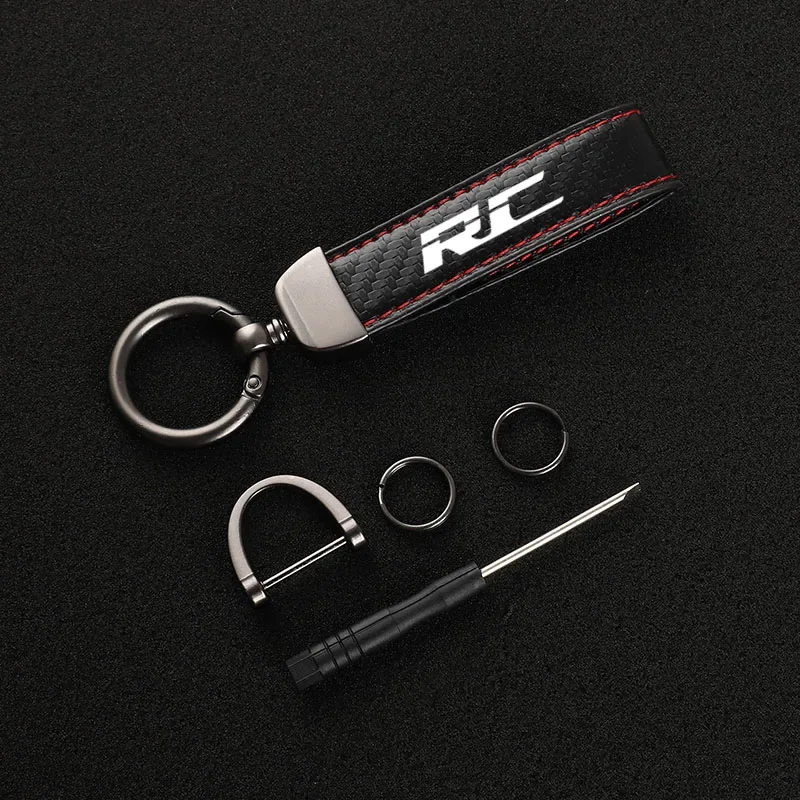 Leather Motorcycle keychain Horseshoe Buckle Jewelry for KTM Duke RC 125 390 200 690 250 790 accessories