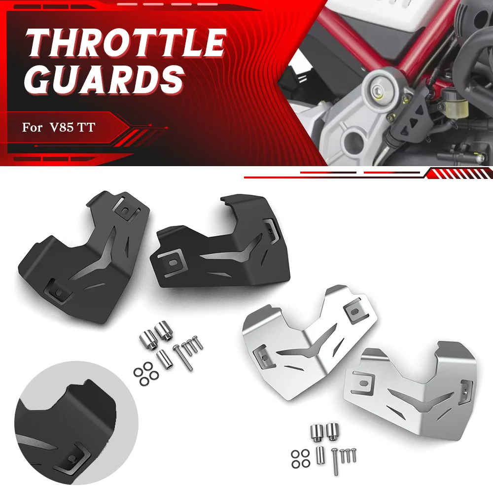 

Motorcycle For MOTO GUZZI V85 TT 2019-2020-2021-2022-2023-2024 CNC Aluminium Throttle Body Guard Protection Cover Accessories