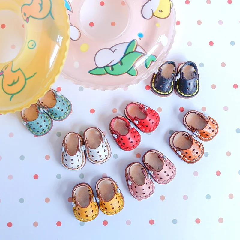 HOUZIWA OB11 Doll Shoes Leather Shoes GSC 1/12 BJD Doll Shoes