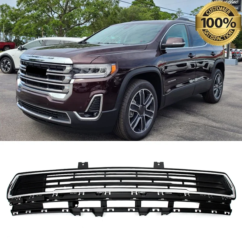 Front Bumper Grille Lower Grill W/ Chrome Trim 84710312 For 2020-2023 GMC Acadia