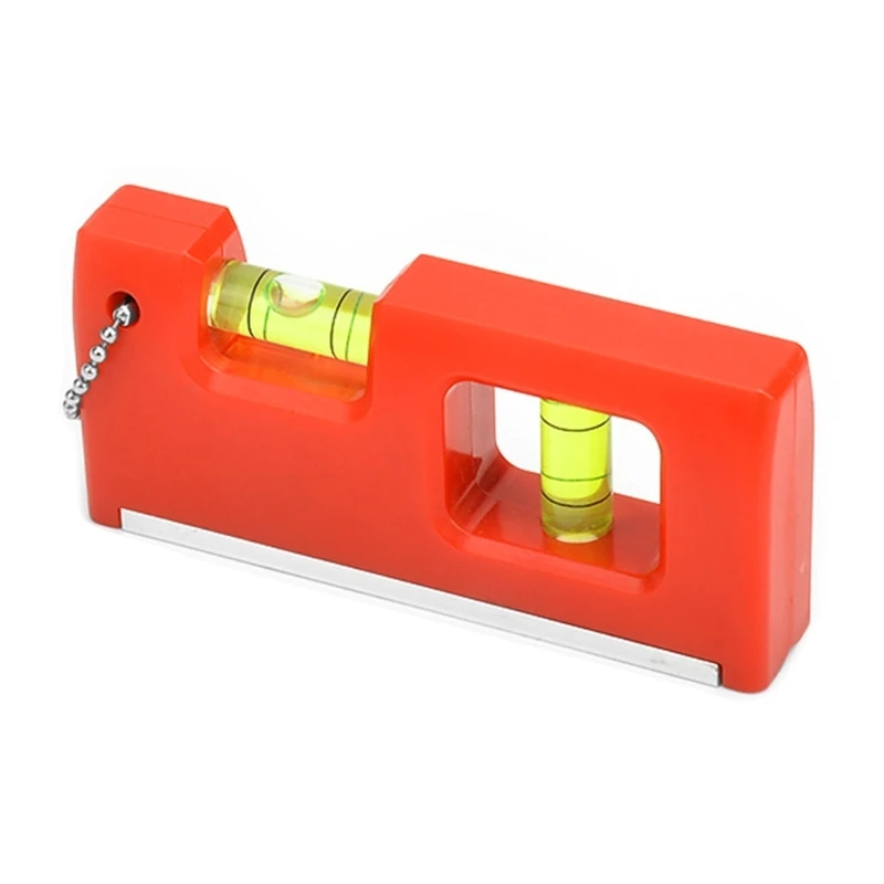 4Inch Torpedoes Level and Ruler, 180/90 Degree Bubble,Level Tool For Leveling, Measuring, Markingand Cutting