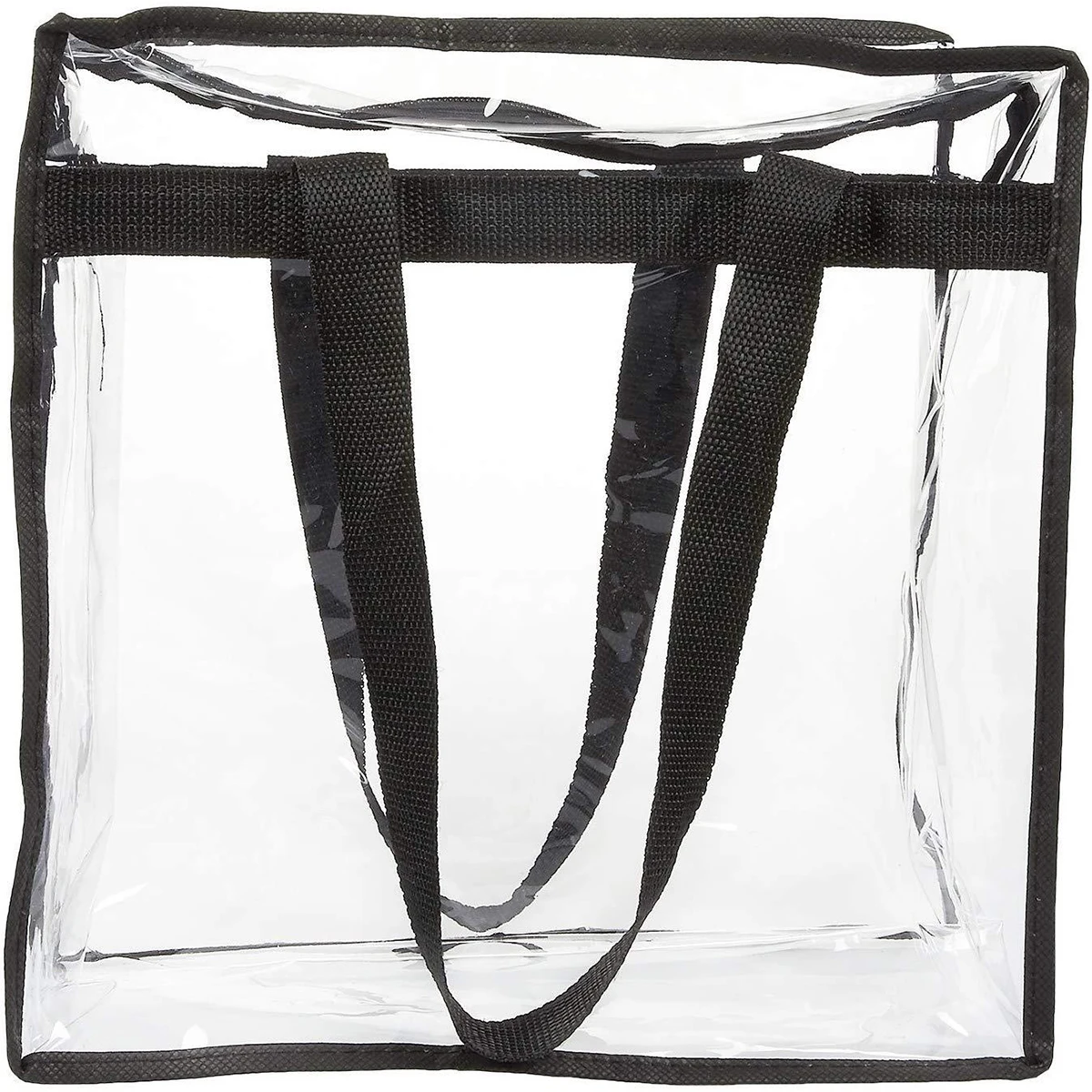 10PCS/2PCS Clear Stadium Approved Bags Transparent Tote Bags with Zippers and Handles for Concerts Sporting Events Work School