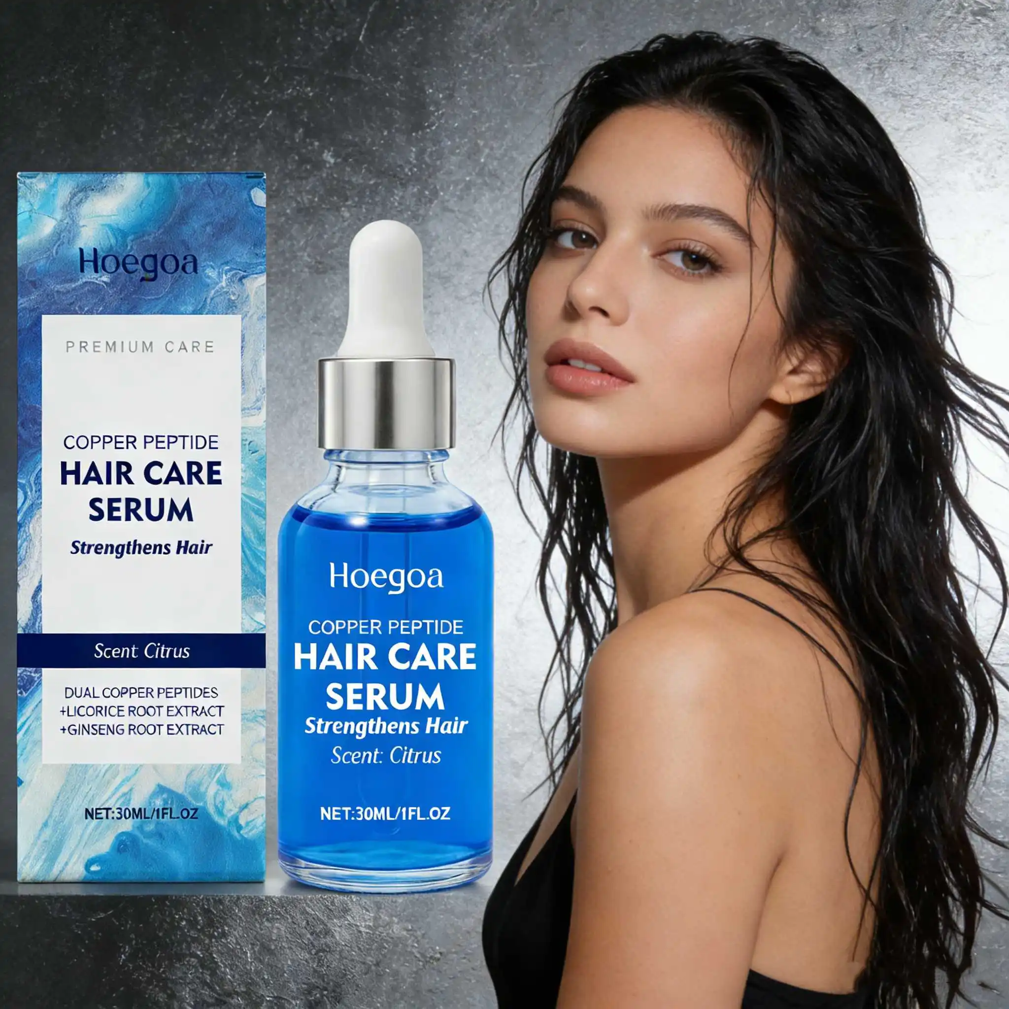 

Сыворотка для роста волос с медными пептидами: стимулирует восстановление, устраняет повреждения, массаж кожи головы, утолщает волосы, питает, разглаживает, предотвращает выпадение, эссенция для волос