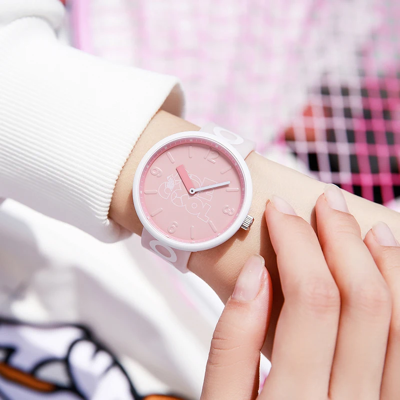 Student Quartz Wristwatch Luminous Dial 30M Waterproof Silicone Strap Fashion Casual Watch For Boys Girls Teenagers School Gift
