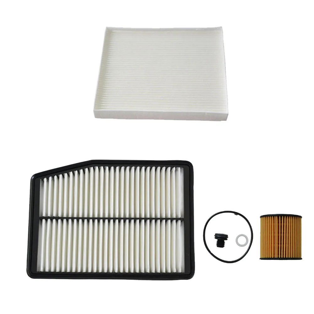 3pcs Filter Set For HYUNDAI ix35(TL) 2.0L 2021 2022 2023 KIA SPORTAGE (NP) Gas Engine A/C Cabin Air Oil Filter G4NJ 281134T600