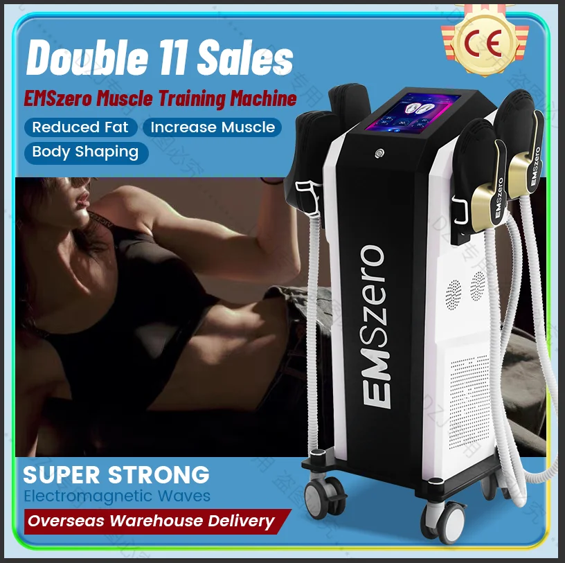 

Double 11 Sales Upgrade EMSzero Therap Body Sculpting Machine EMS Body Slimming Fat Burning Nova Electromagnetic Muscle Shaping