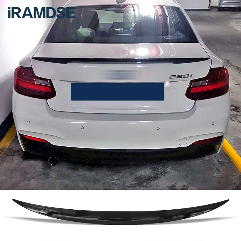 F23 Spoiler for BMW 2 Series Coupe F22 F87 M2 220i M235i 228i 2014-2019 ABS Plastic Accessories